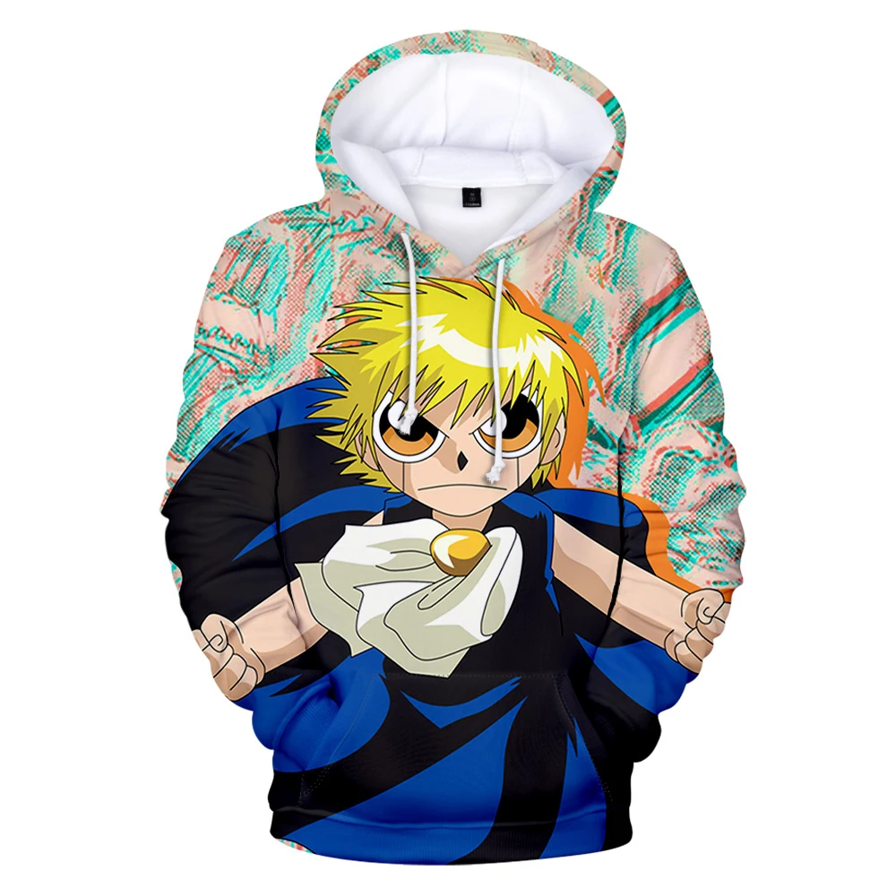 Homens e mulheres Zatch Bell Anime Hoodie, Hoodies de manga comprida unissex, Harajuku Streetwear, roupas japonesas Manga 3D, tamanho grande