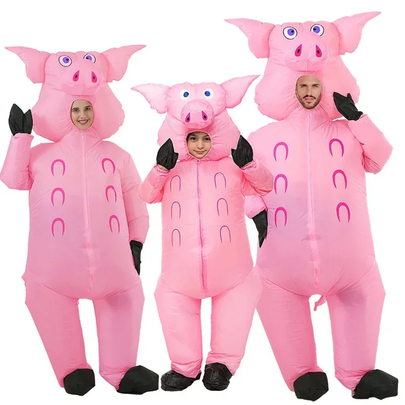 

Inflatable costume adult kids Pig Inflatable costume blow up pig costume inflatable Halloween costumes Christmas costume