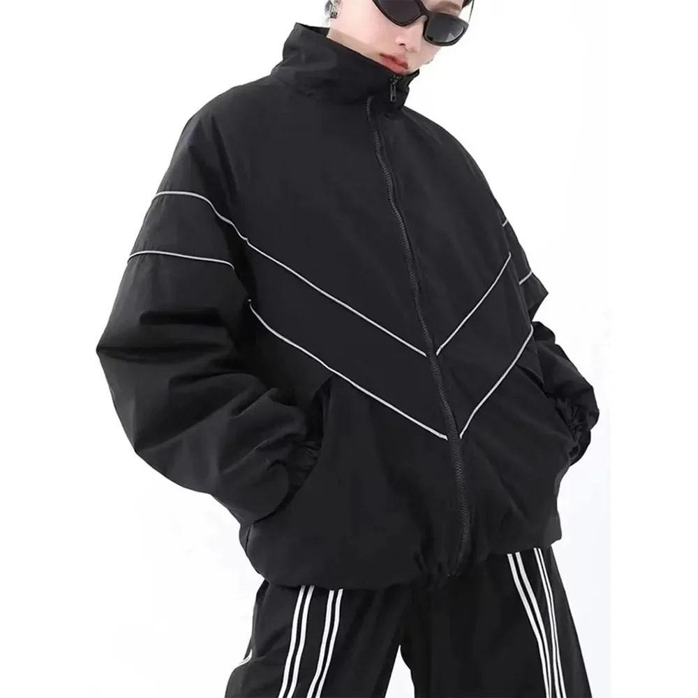 

Мужчины Женщины Винтаж Повседневные Спортивные Куртки Весна Осень Молния Harajuku Хип-Хоп Модная Верхняя Одежда Бейсбольная Куртка Уличная Одежда