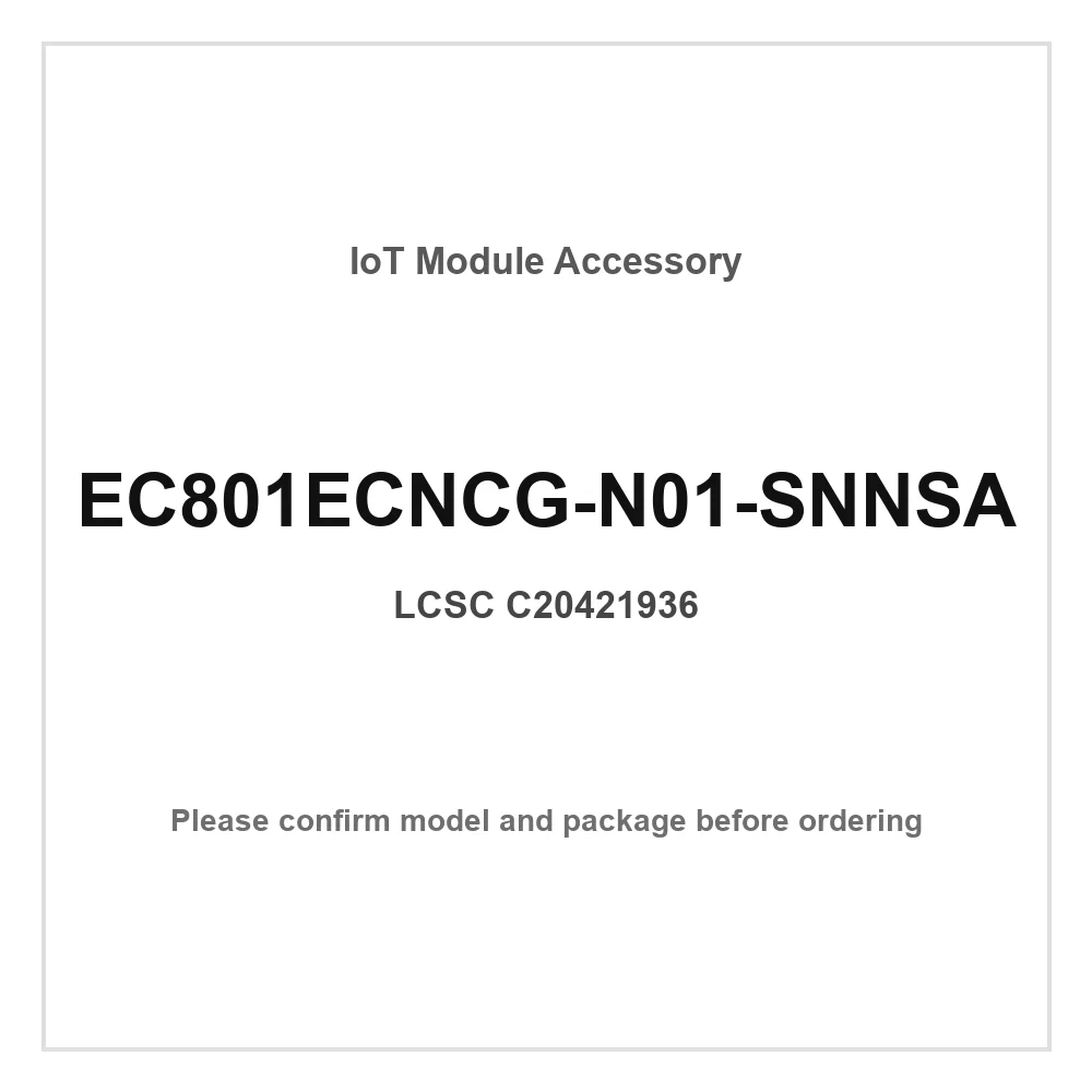 3pcs EC801ECNCG-N01-SNNSA SMD 17.7x15.8mm LTE I2C UART USB ADC Cellular LTE Wireless Communication Module