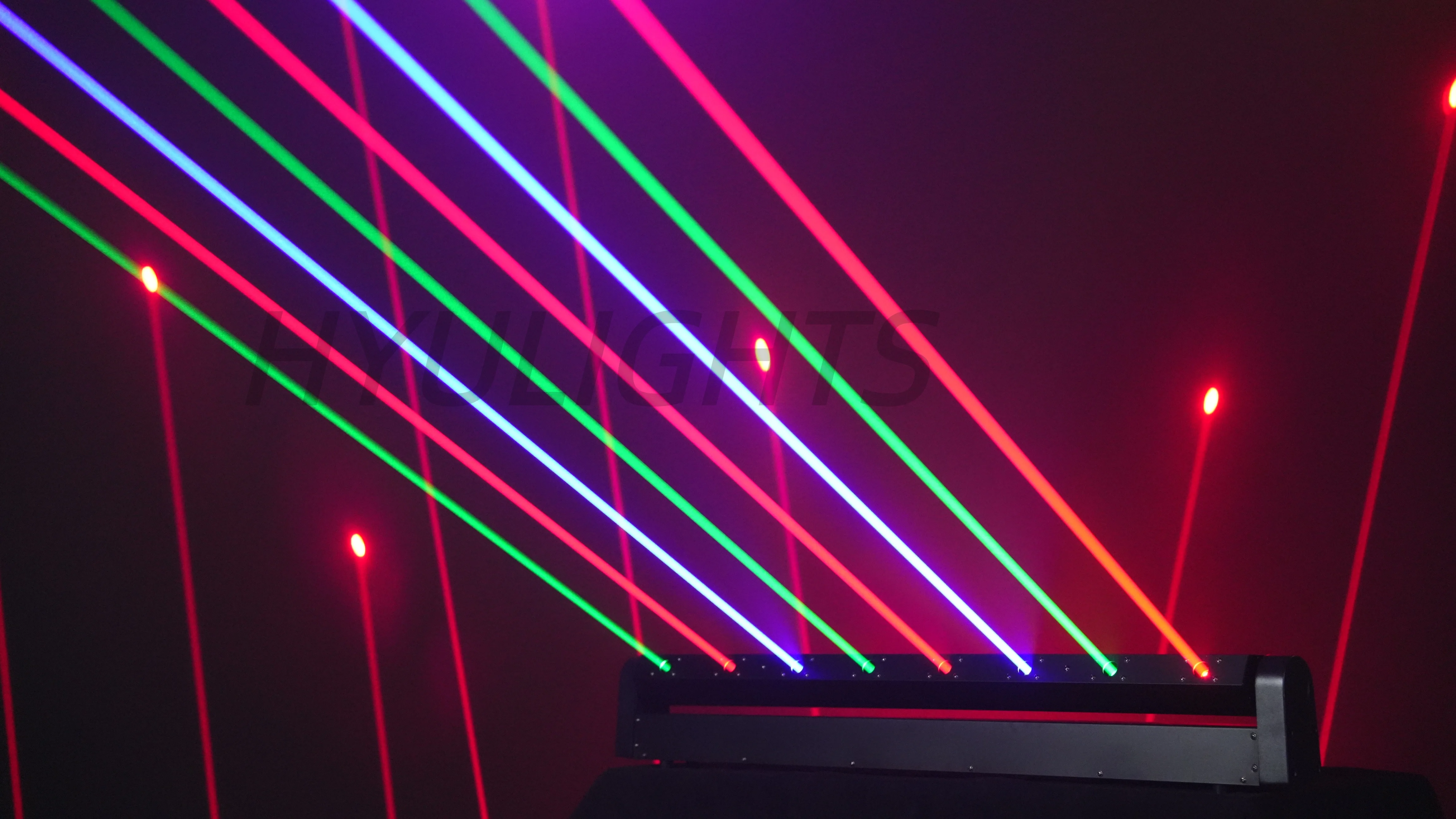 8-Augen-Strahl-Laserlicht DMX512 Bühnen-RGB-Farb-Rotations-Moving-Head-Licht DJ-Party 120W Lasershow für Party, Bar, Nachtclub – Detail 7