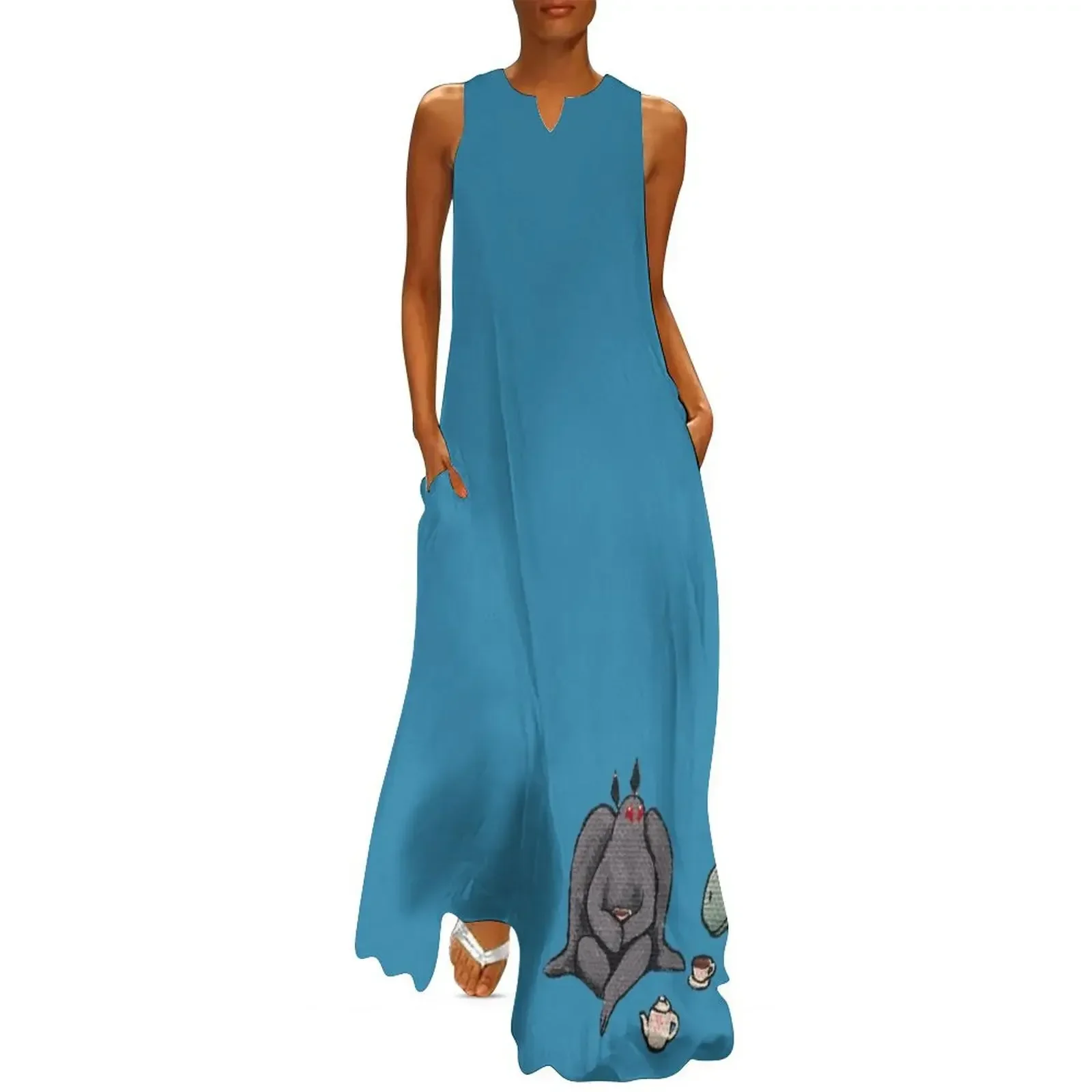 

Mothy and Nessie Tea Party Long Dress dress summer 2025 women elegant dress Evening dresses Dresses gala
