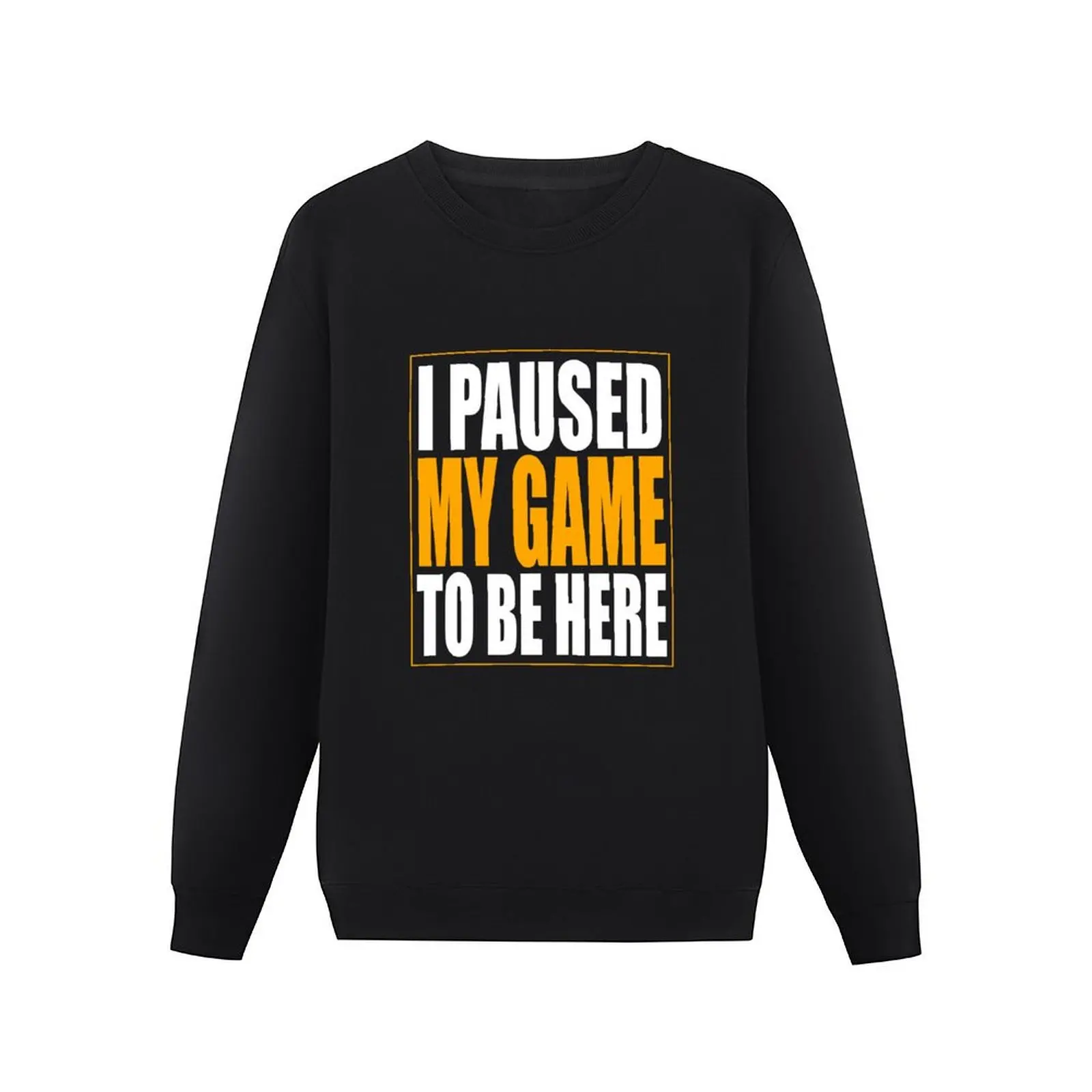 I Paused My Game Pullover Hoodie men's autumn clothes winter clothes aesthetic sweatshirts