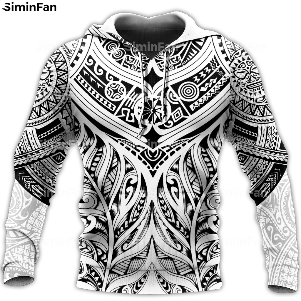 

Maori Fern Tribal Tattoo 3D Printed Hoodie Zipper Jacket Men Casual Hooded Pullover Spring Autumn Women Coat Outwear Sweatshirt