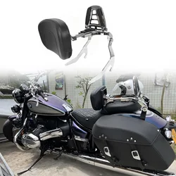 For BMW R18B Bagger R18 Roctane R18 Transcontinental Multi-Purpose Adjustable Driver Passenger Backrest Sissy Bar
