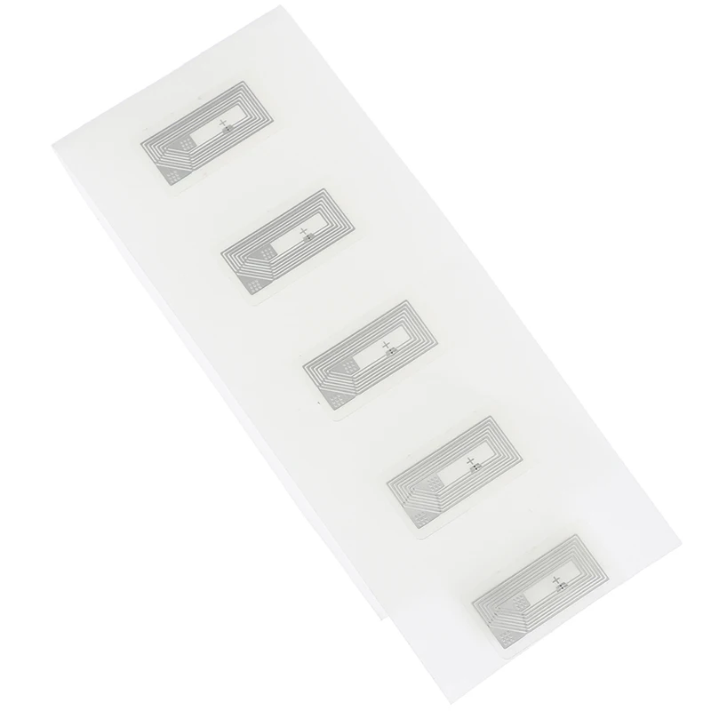 Inlay molhado NFC Chip Etiqueta, Etiqueta Ntag213, 2x1cm, 13.56MHz RFID, NTAG213, 10pcs