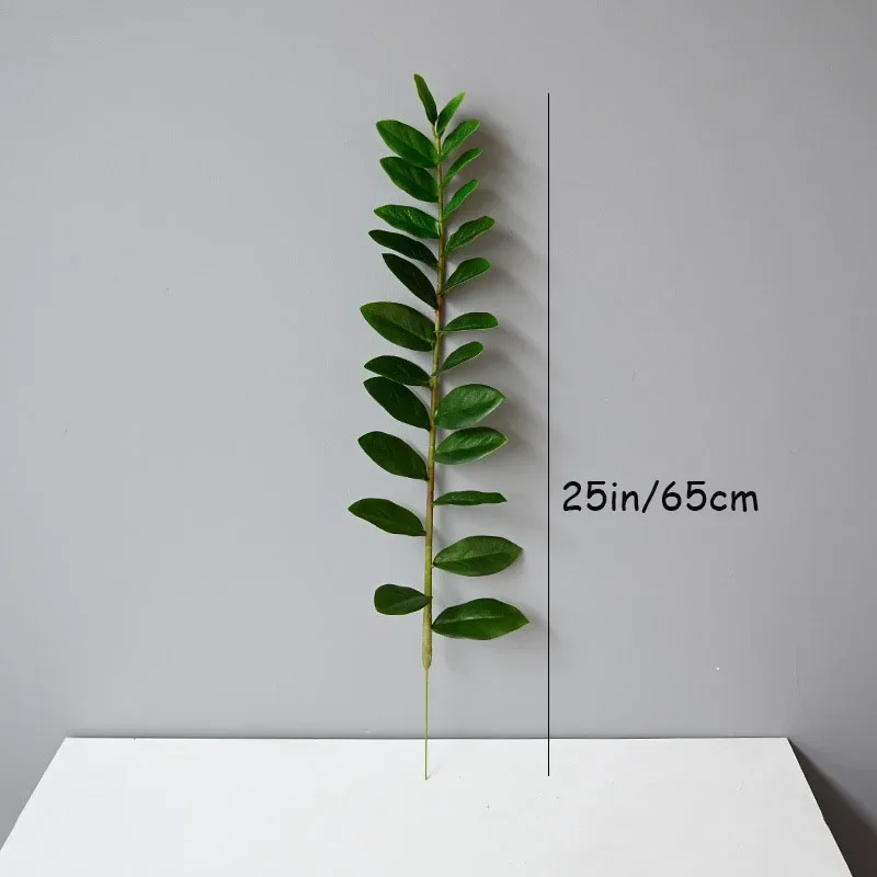 51in Gefälschte Pflanzen Große Künstliche Ficus Pflanzen Zweige Kunststoff Gefälschte Leafs Grün Banyan Baum Für Haus Schlafzimmer Garten Shop Decor – Detail 15