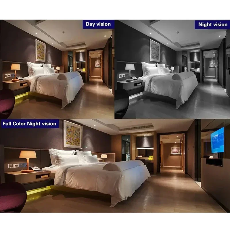 9MP PTZ Wifi Camera Three Lens Dual Screens Outdoor Surveillance Camera Ai Human Detect Security IP Camera Auto Tracking iCSee