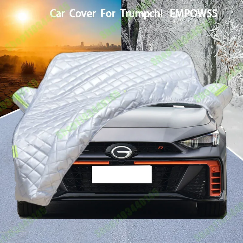 

Для Trumpchi EMPOW55 автомобильный чехол обеспечивает защита от града, защита от царапин, предотвращает отслаивание краски, устойчивость к дождю и снегу