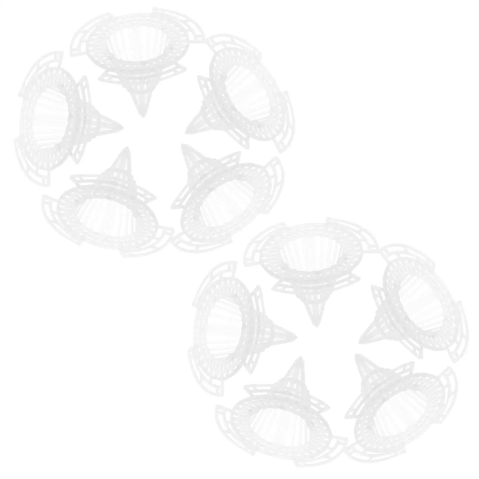 

20 Pcs Flowerpot Mesh Mat Plastic Pad Filters Pads Drain Cover Gaskets Bonsai Planter Mats Pvc Cushions Breathable Drainage
