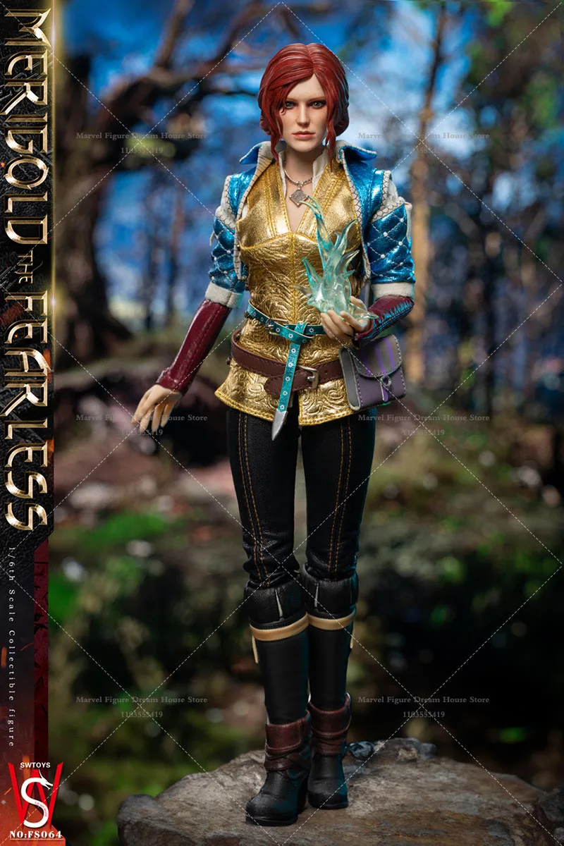 SWTOYS FS064 1/6 skala czarodziej Maribo Triss Merigold Girl Warlock montaż odważny Dreadnaught 12-calowy pełny zestaw figurek