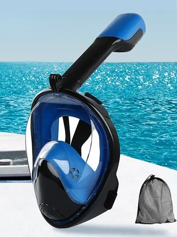 Underwater Scuba Anti Fog Full Face Diving Mask Snorkeling Respiratory Masks Safe Waterproof Swimming Equipment for Adult Kids