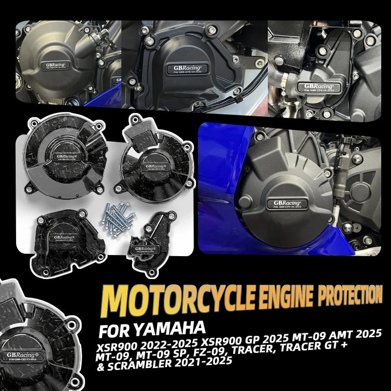 

Защитная крышка двигателя для YAMAHA MT09 TRACER GT 2021-2202 Чехлы сцепления и импульсного насоса Прочный корпус и защитный аксессуар