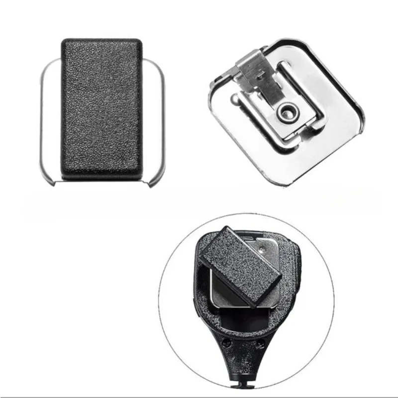 

Belt Clip For Motorola Replacement Microphone Clip PMMN4013A 4021 4022 4013 4051 4025 Handheld Speaker 2 Way Radio Accessory