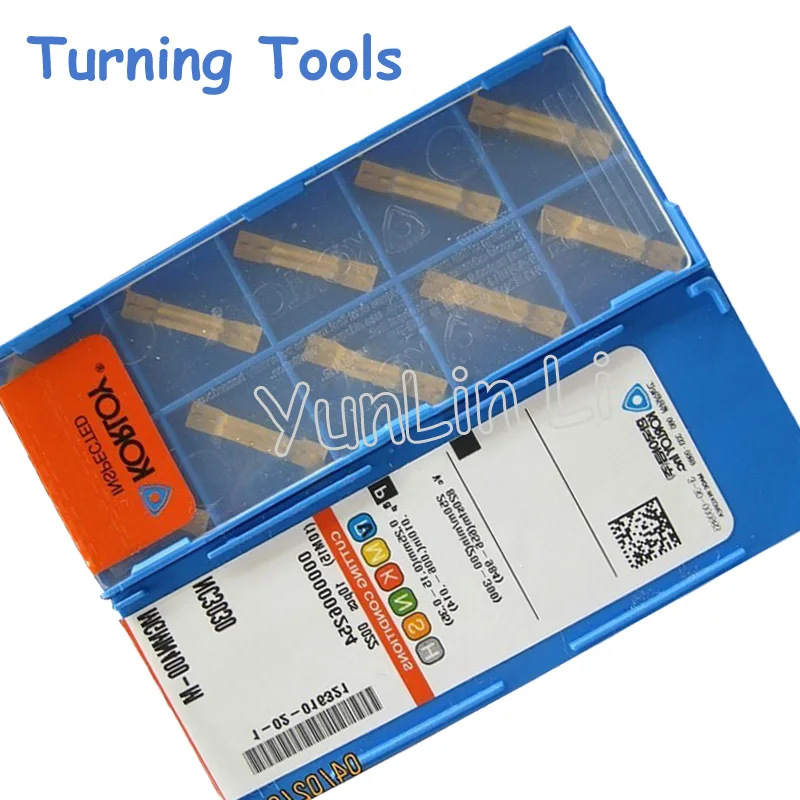 

100pcs/lot Metal Insert Hard Groove Hard Metal Insertion Turning Tool CNC Lathe Tools MGMN400-MNC3030