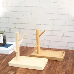 단단한 나무 소나무 랙, 데스크탑 보관 장식, 로비 키 랙, 창의적인 나뭇 가지 보관 트레이, 보석 디스플레이 소나무 랙