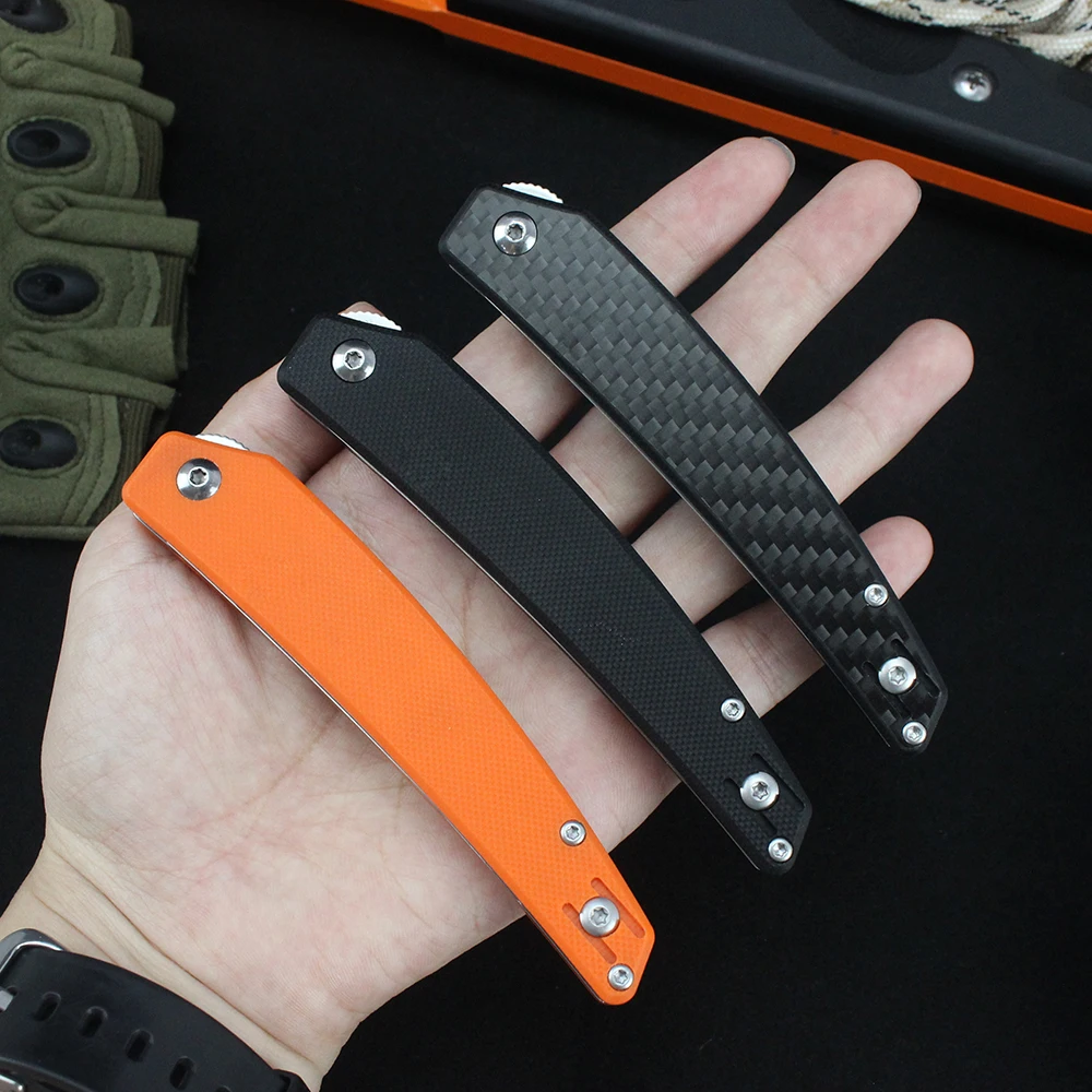 

New C242 Pocket Folding Knife G10/Carbon fiber Handle S30V Steel Outdoor Survival Camping EDC Knives Multi Tool Jackknife