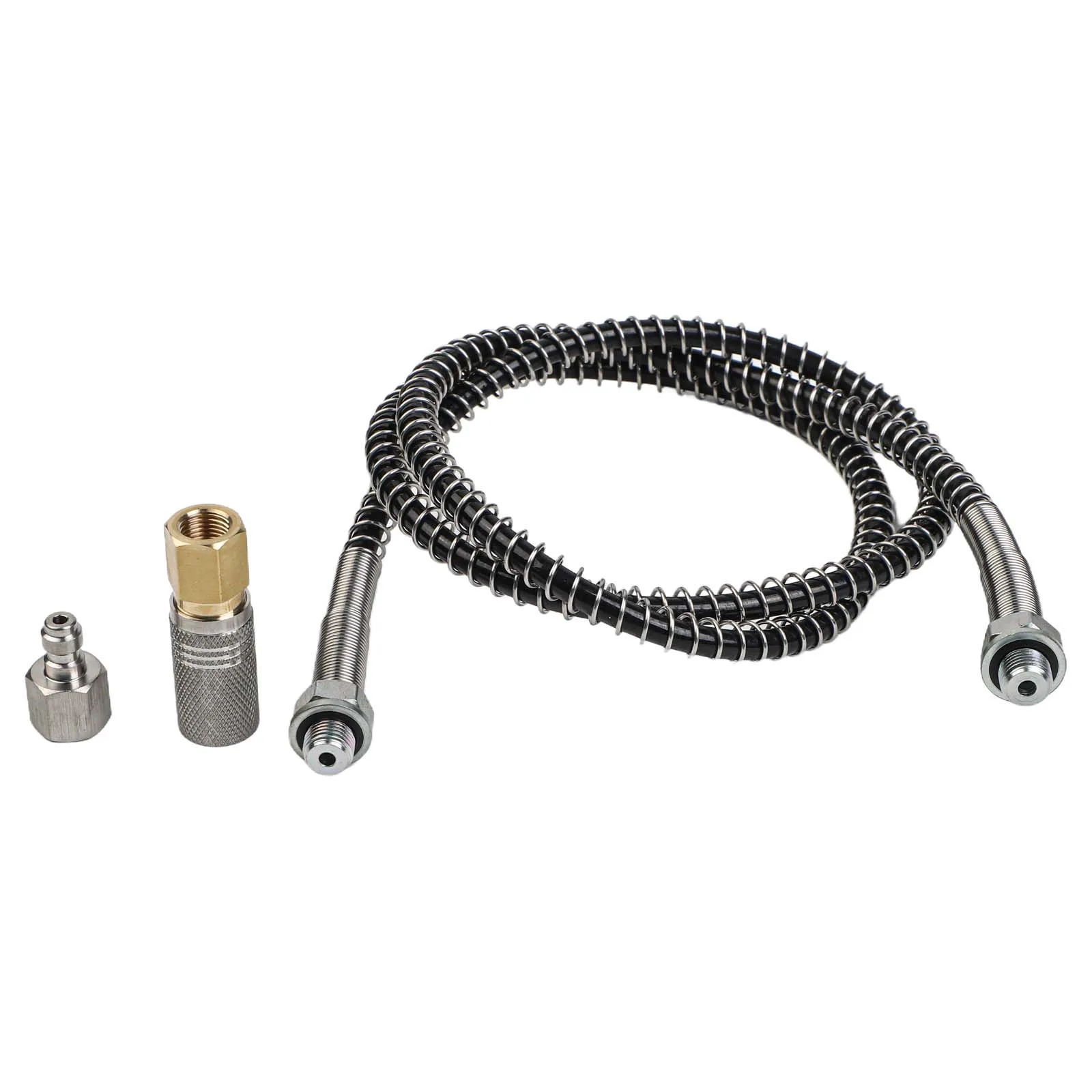 Black Air Compressor Accessories Copper Female Quick Disconnect Fitting Air Pump Parts 4500PSI Rated Pressure For Hand Pump