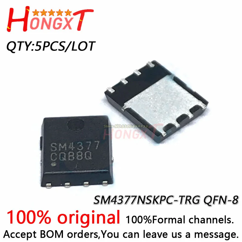 5 piezas 100% nuevas SM4377 SM4377NSKPC SM4377NSKPC-TRG QFN-8.