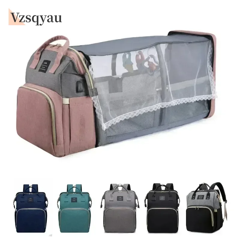 

Сумка для мамы, легкая портативная складная кроватка-кровать, большая вместительная дорожная сумка для беременных, детский рюкзак, женская сумка для мамы, подарок