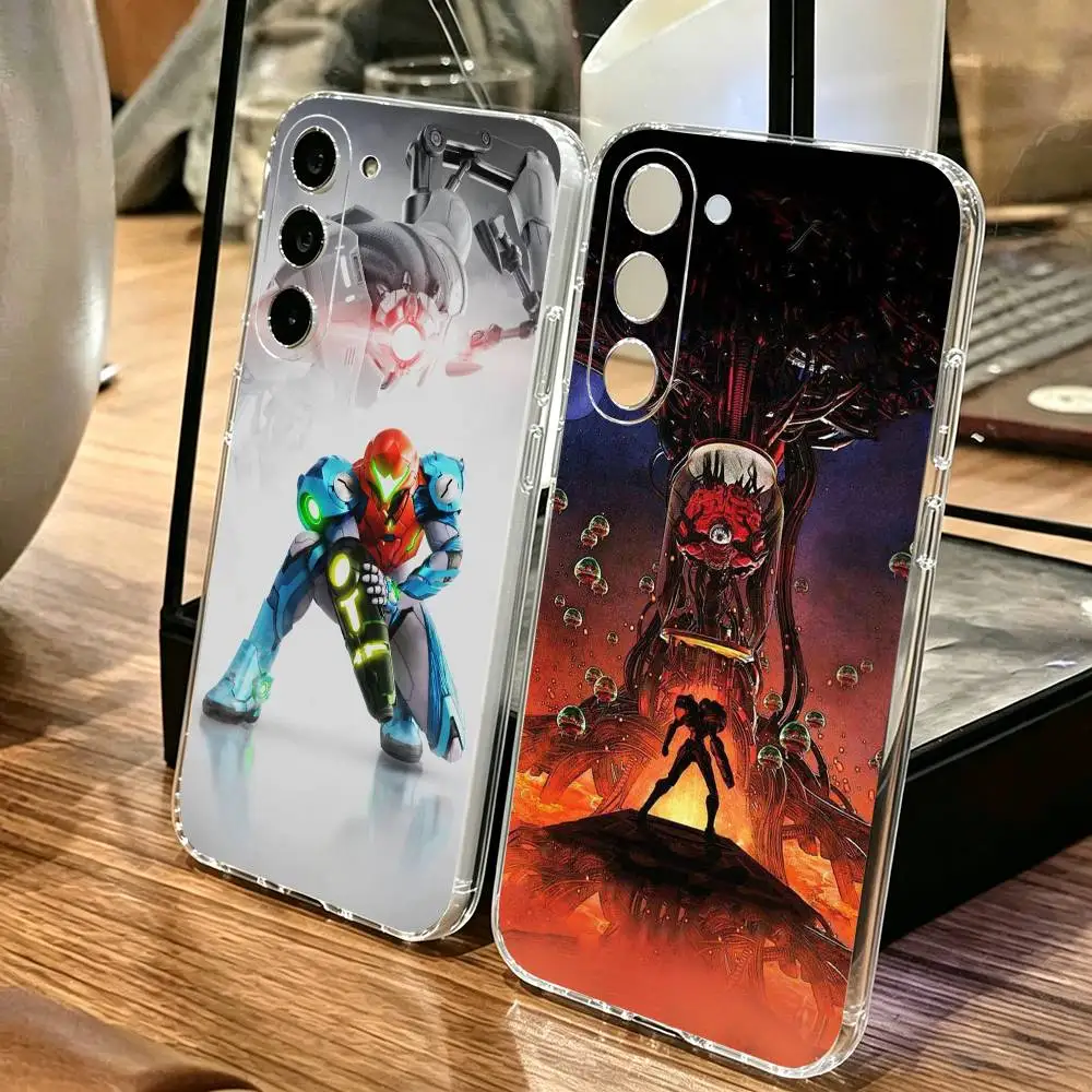 M-Metroids Game  Phone Case For SamsungA10,12,20,21S,30,31,40,50,51,52,70,71 Transparent Cover