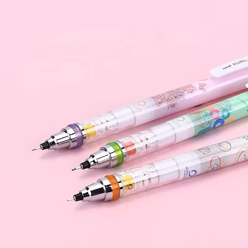 Imagem -03 - Kuru Toga-desenhos Animados a Lápis Mecânico 0.5 mm Giro Automático Lead Writing Papelaria Japonesa Suave Edição Limitada 1pc