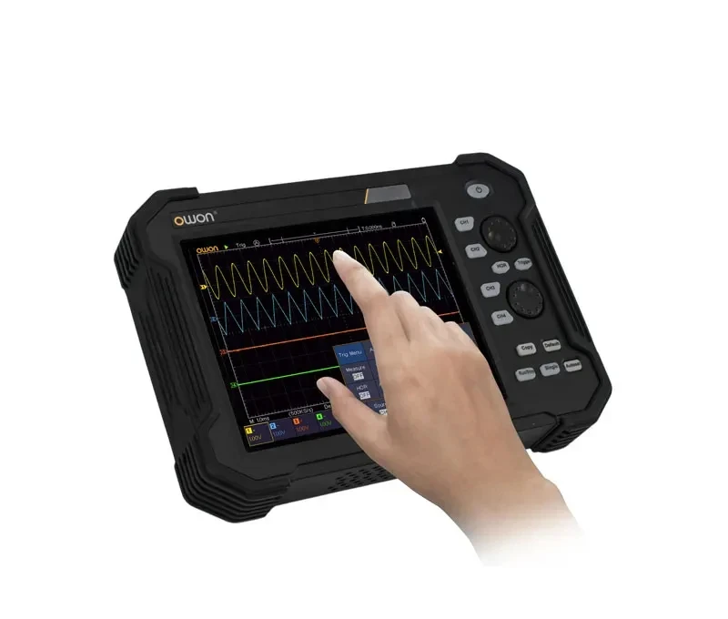 TAO3122 120MHz Bandwidth,1GS/s sample rate  8\'\' LCD Portable Touchscreen Tablet USB Oscilloscopes Dual Channels