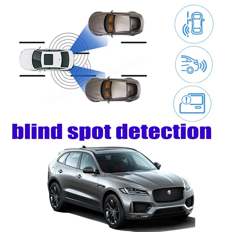 For Jaguar F-Pace X761 2016~2020 Car BSD BSA BSM Blind Area Spot Warning Safety Drive Alert Mirror Rear Radar Detection System