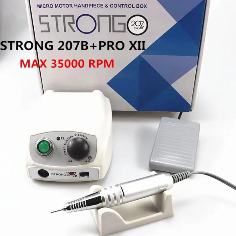 NUEVO Taladro Eléctrico para Uñas de 50000RPM, Máquina de Manicura y Pedicura de 65W, Herramienta de Manicura con Pieza de Mano y Lima 3