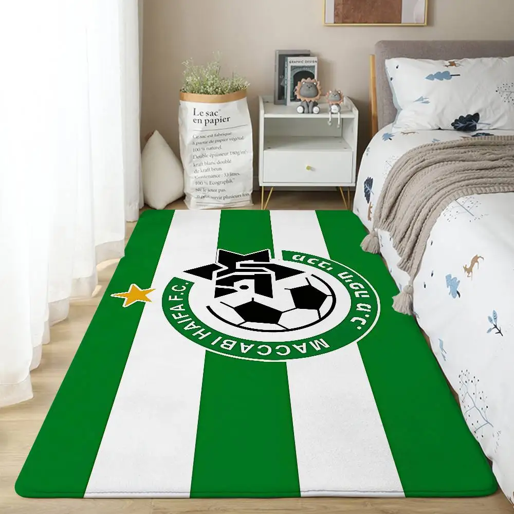 

M-Maccabi-H-Haifas Floor Mat For Living Room Sofa Floor Cushions Modern Soft Fluffy Home Rug For Children's Bedroom Play Carpet