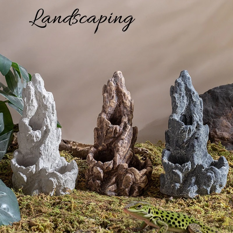 

Climbing Pets To Create Scenery Rockery Wooden Mane Lion Lizard, Agile Horn Palace Guard Snake Imitation Stone, Evasion
