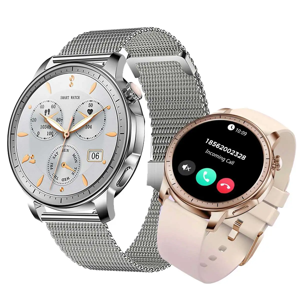 

New Exquisite Frame Fashion Smart Watch AMOLED Colorful Large Screen Health Management Watch Multiple Style Theme Function Menu