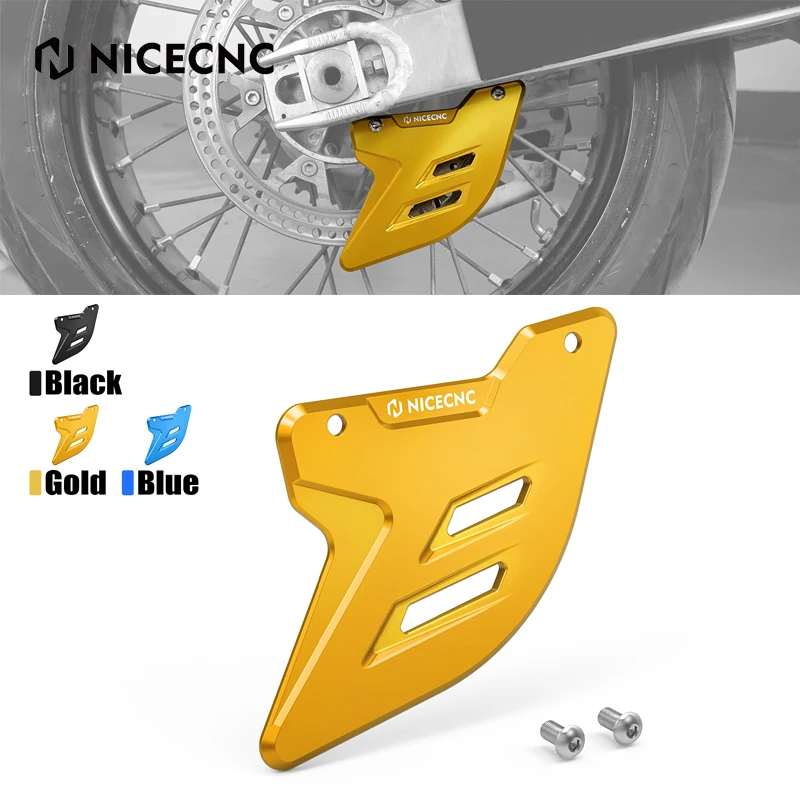 

NICECNC For Suzuki DRZ400SM DR-Z 400 SM 2000-2024 Motorcycle Aluminum Rear Brake Disc Guard Cover Protector 2023 2022 2021 2020