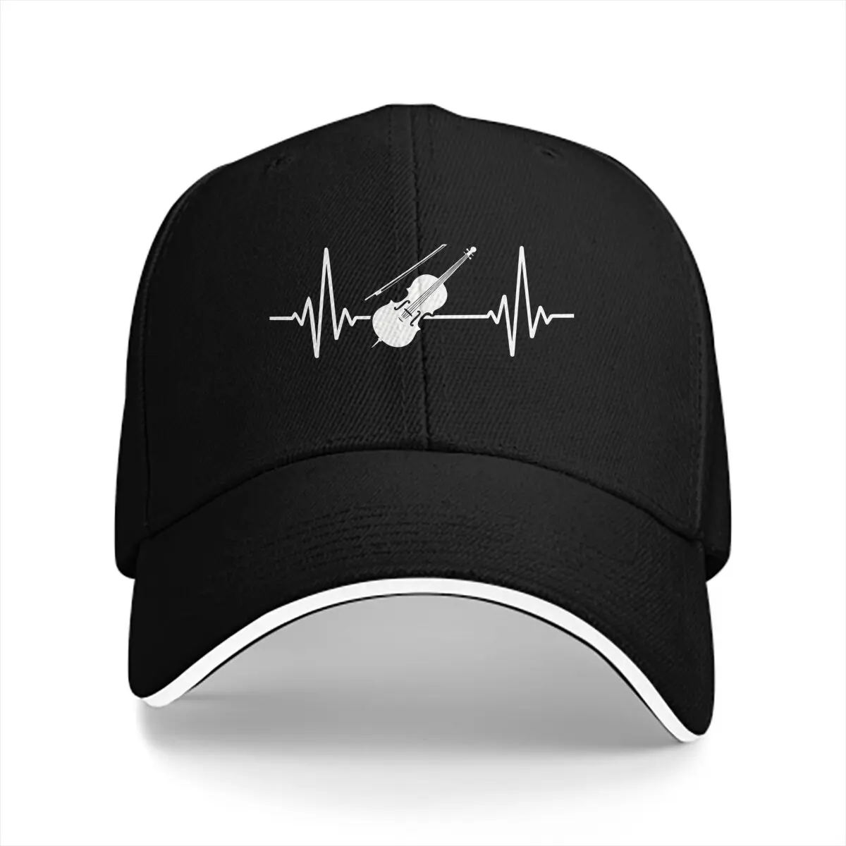 Cello Heartbeat Baseball Cap Men Hats Visor Protection Snapback Guitar Lover Gifts Caps