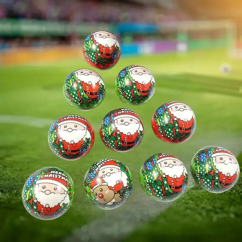 

Набор из 12 надувных игрушек Санта-Клауса; Мягкие антистрессовые игрушки с медленным отскоком; Идеально подходят в качестве рождественских украшений и призов для вечеринок.