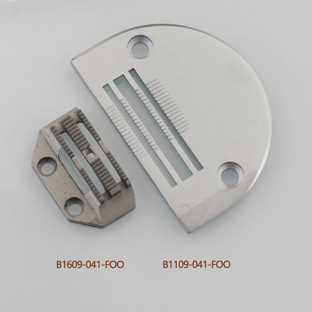 Throat PlateB1109-041-FOO Feed Dog B1609-041-FOO For Computer Flat Single Needle Lockstitch Sewing Machine