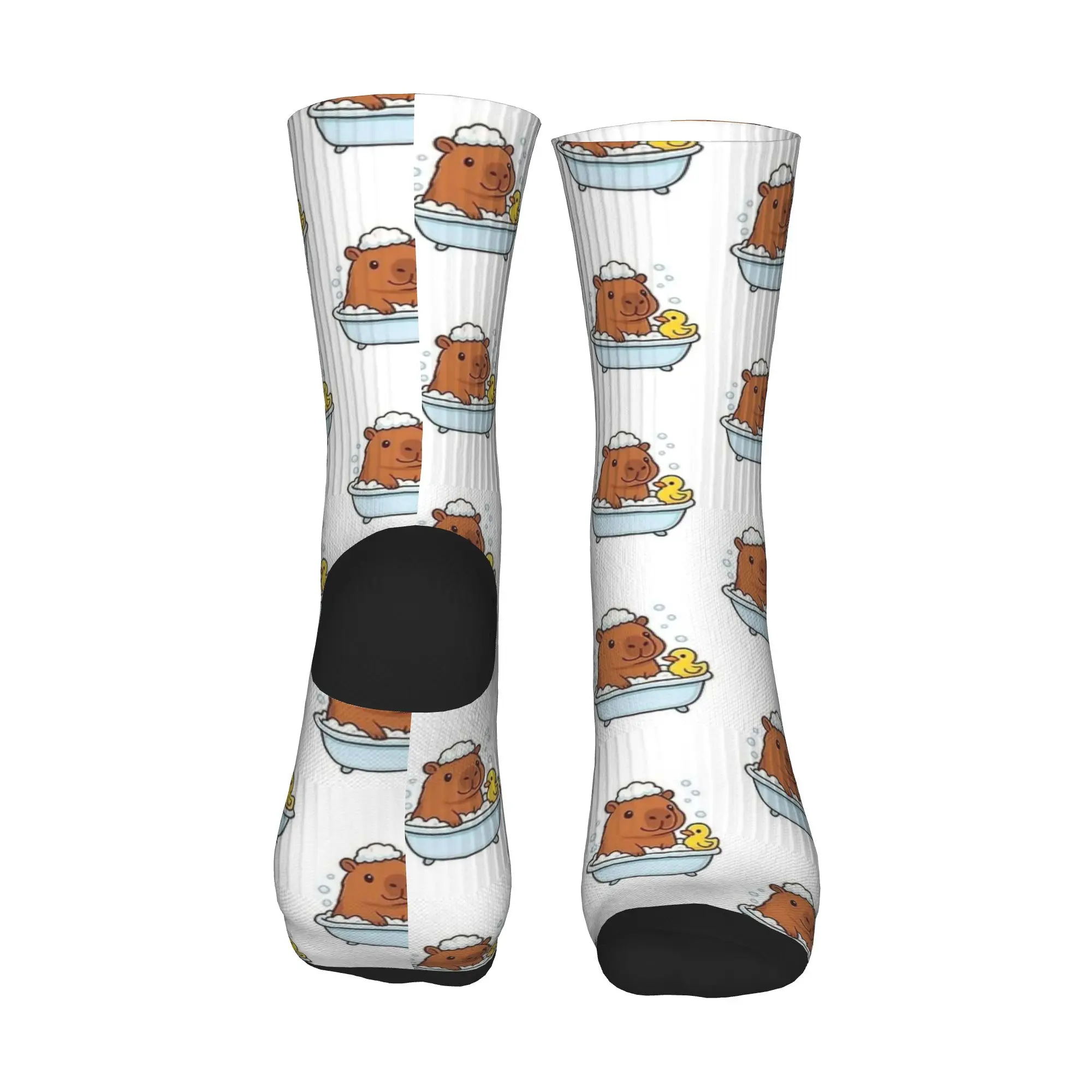 لطيف كابيبارا دش جوارب خمر الجوارب الرجال الجوارب الناعمة الدافئة الربيع تشغيل مخصص المضادة للبكتيريا الجوارب هدية