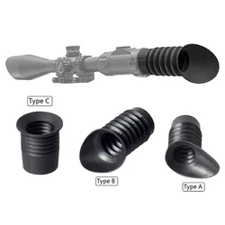 1PC Hunting Flexible Scope Ocular Rubber Recoil Cover Eye Cup Eyepiece Protector Eyeshade 32-35/38-40mm Anti Impact