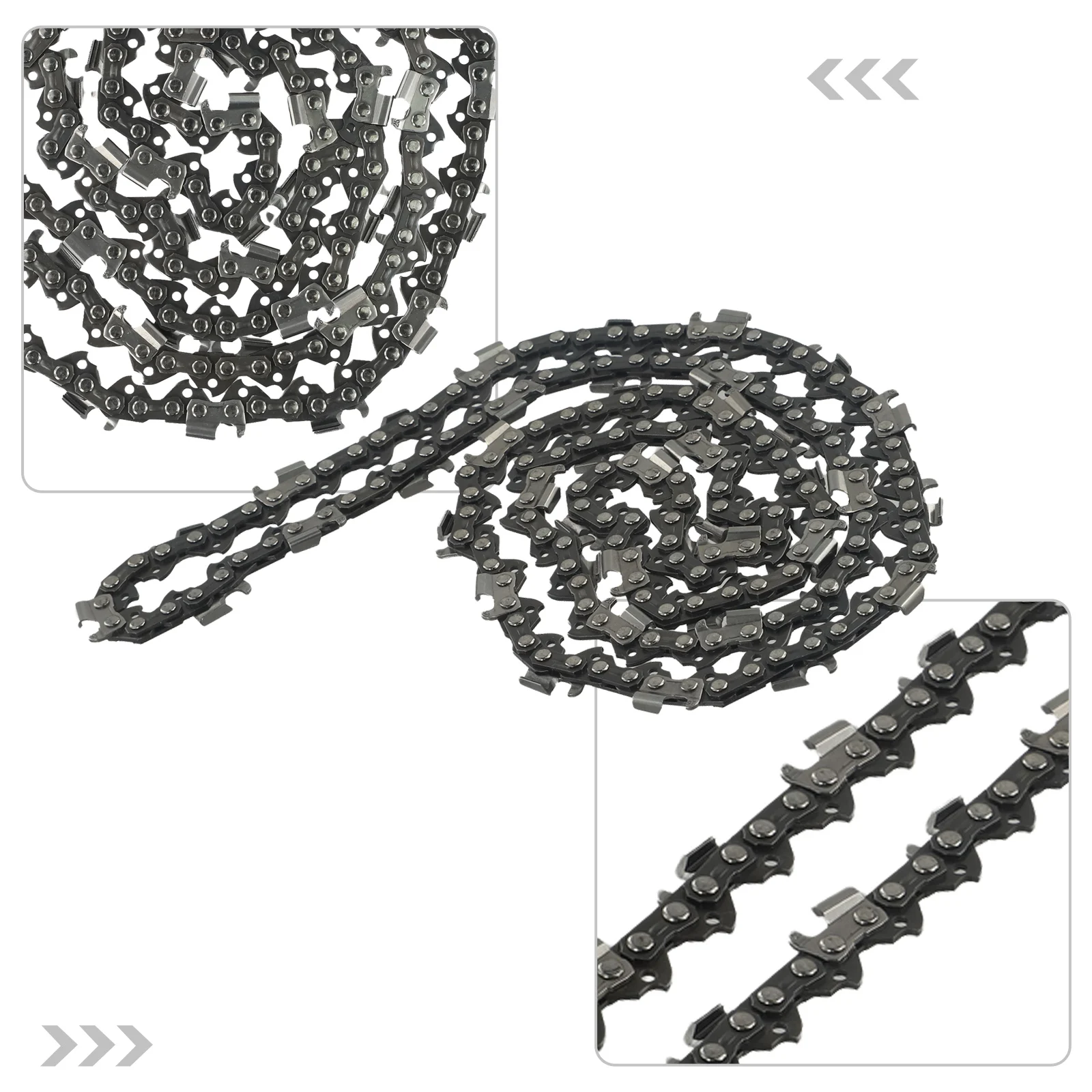 Chainsaw Parts Saw Chain Steel Replacement .058 Gauge Garden Saw Chain Blade 22 Inch 86DL Drive Link Chainsaw Parts