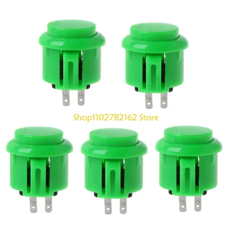 547B 5pcs 24mm Arcade Game Round Button DIY Arcade Controller for Jamma Mame
