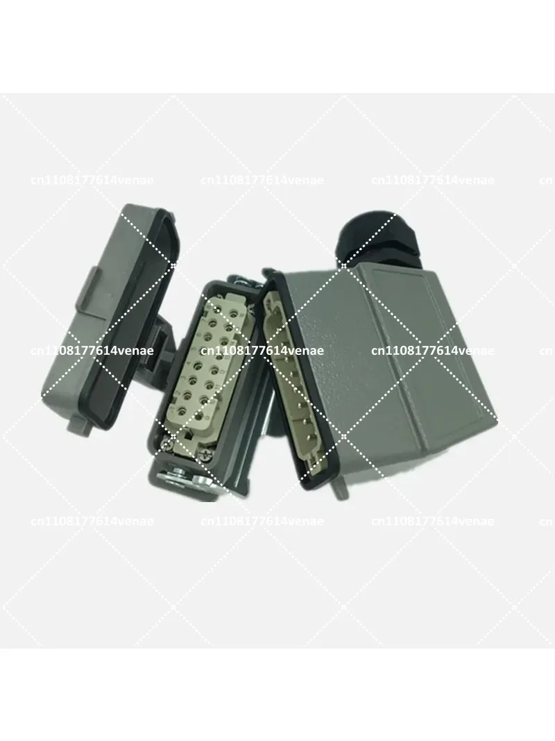 Heavy Duty 16 Pin Rectangular Connector Plug Socket Small 16 Pole HDC HA 016 1