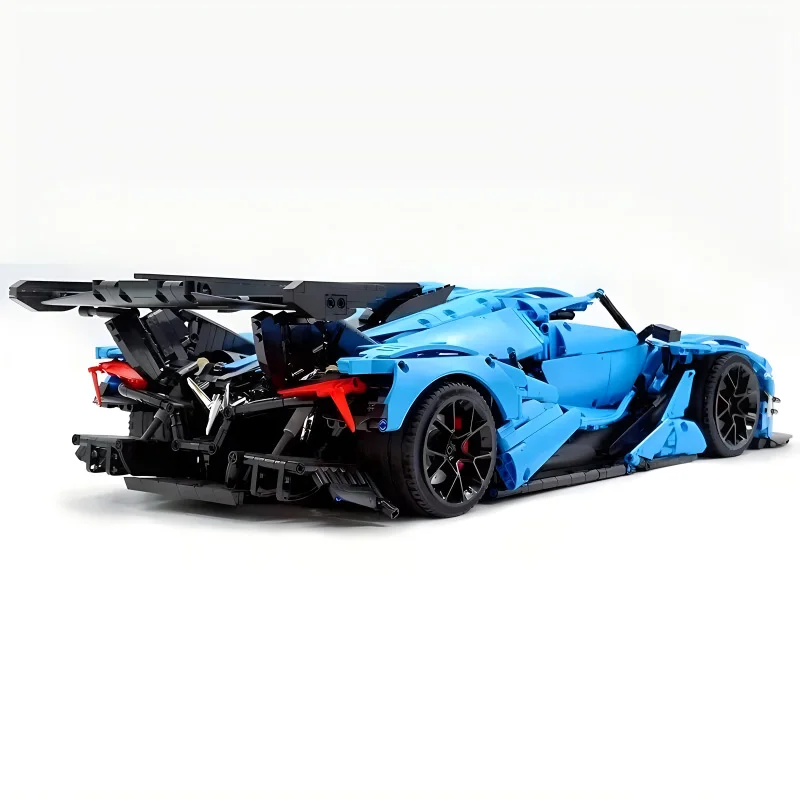 New MOC-C64003 Technical Super Sports Car Hypercar Model Building Blocks Bricks Puzzle Educational Toys Christmas Gifts For Kids