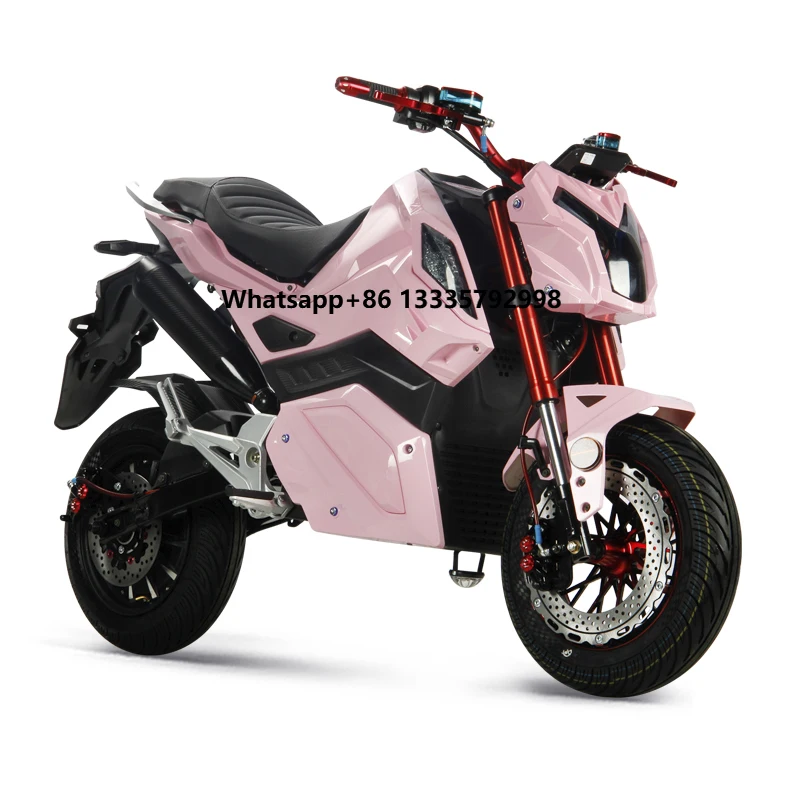 

2000W Racing Sport Electric Motorcycle 72V Voltage 60km/h Max Speed Panigale Motorbike From Electric Motorcycle Factory