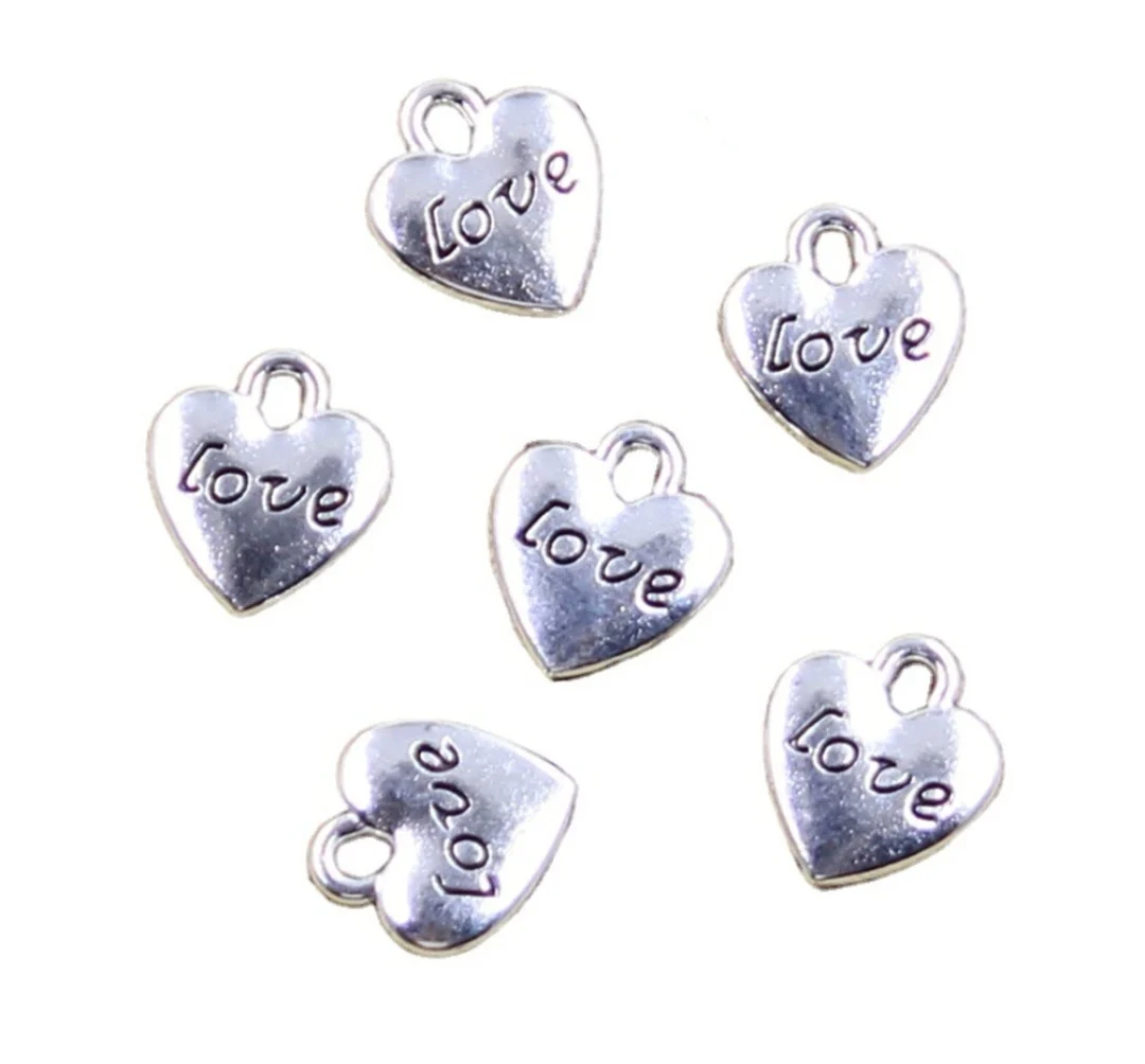 

25pcs 11x10mm Zinc alloy metal tibetan silver plated pendant TY0011 for jewelry making