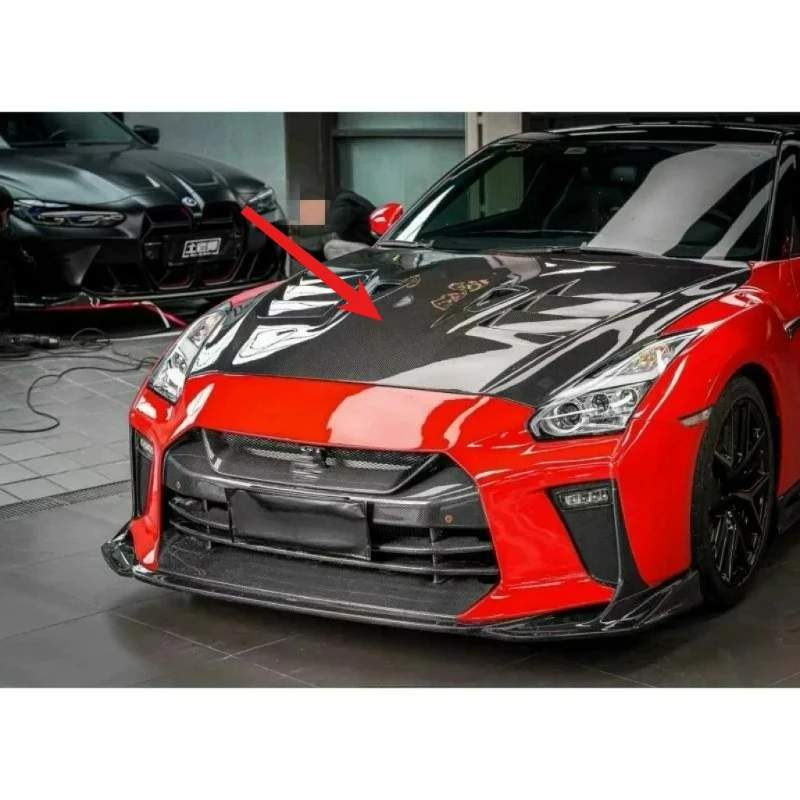 

Best-Selling FORNissan GTR R35 Aggressive-Styled Hood High-Quality Dry Carbon Fiber