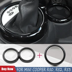Console Gear Shifter Ring Bezel Shift Box Panel Trim Cover Interior Dust Ring For Mini Cooper R50 R52 R53 2001 2002 2003 2004