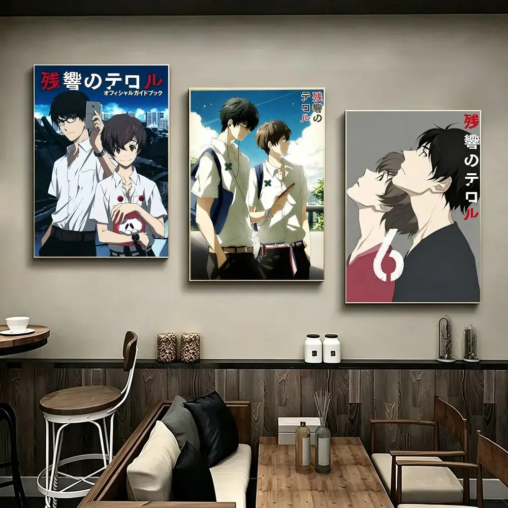 Anime ankyou no Terror Anime Poster Poster HD Printing Modern Minimalist Style Wall Art Home Decor For Office Bedroom Gift
