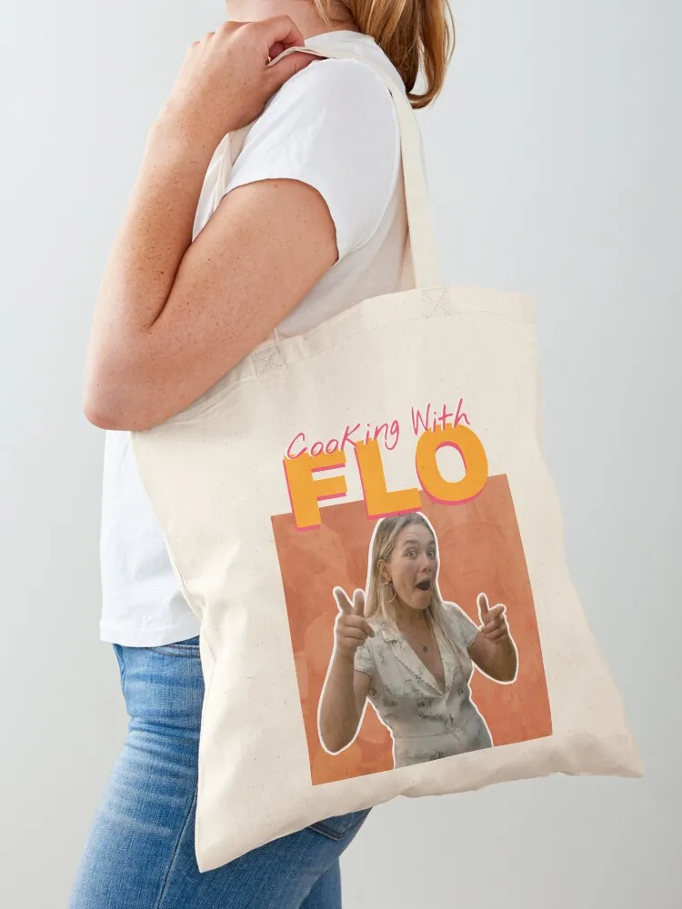 

Cooking with flo Tote Bag Canvas bag cloth bag woman custom tote Women's shopper