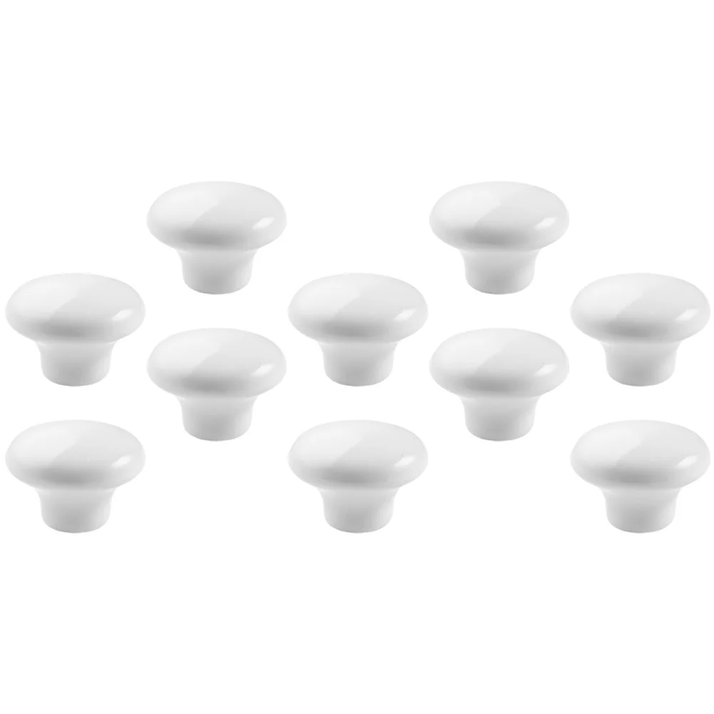 10Pcs Single Hole Ceramic Knobs Stylish Cupboard Door Handles for Furniture Drawers Wardrobes Drawer Knob Cabinet Knob