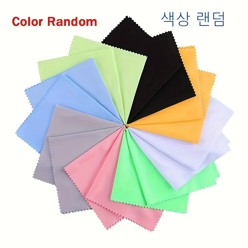 100 Pieces Reusable Microfiber Cleaning Cloths, Suitable for